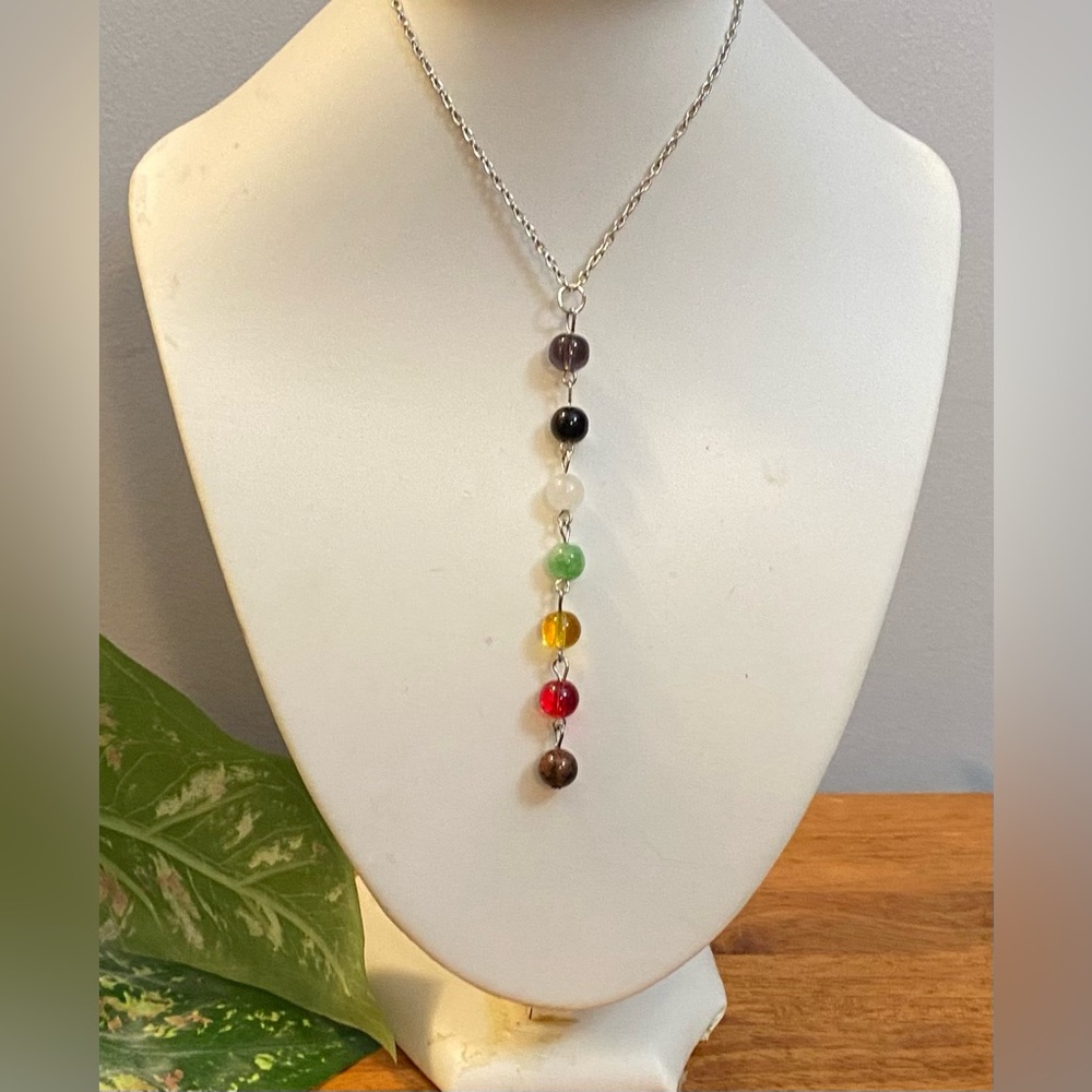 NWT Chakra bead necklace!!